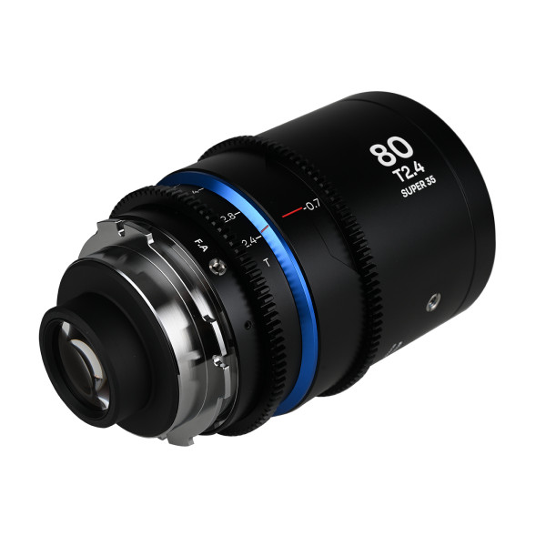 LAOWA Nanomorph 80mm T2.4 1.5X S35 blau Arri PL