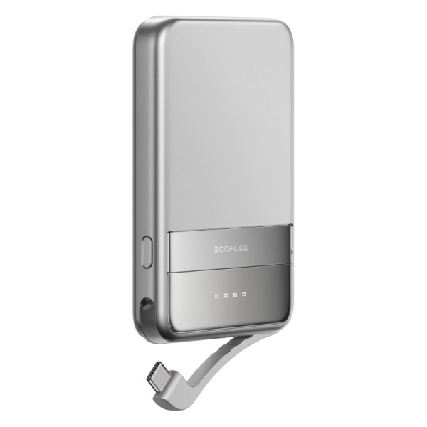 EcoFlow Rapid 5000 magnetische Powerbank in Silber (5.000 mAh)