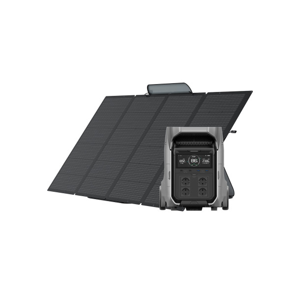 EcoFlow DELTA Pro 3 Power Station - Bundle 4000 Watt / 4096 Wh + Solarmodul 400 Watt