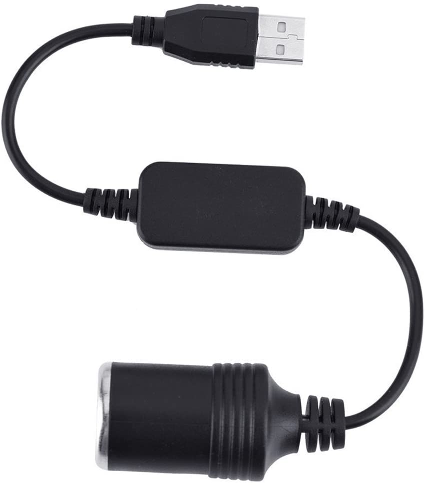 CERRXIAN USB A Stecker auf 12 V Auto Zigarettenanzünder Buchse Buchse  Spannung Step Up Konverter Kabel für Fahren Recorder, elektronischer Hund:  : Elektronik & Foto