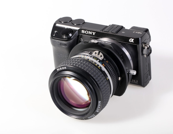 Kipon Objektivadapter für Sony E (NEX) auf Nikon F