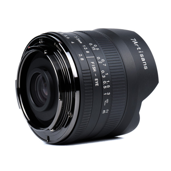 7Artisans 7,5mm f/2,8 II Fisheye f. Sony E (APS-C)