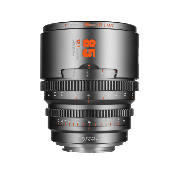 7Artisans Hope 85mm T2.1 Titangrau für Canon RF (S35)