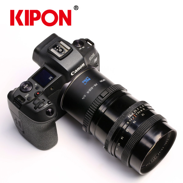 Kipon Objektivadapter für Canon RF (EOS R) auf Pentacon 6