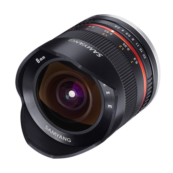 Samyang MF 8mm F2,8 Fisheye II APS-C Sony E schw.